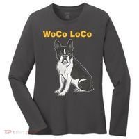 Woco Loco Boston Terrier Dog Women's Long Sleeve Shirt thumb 0