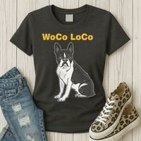Woco Loco Boston Terrier Dog Women's T-Shirt thumb 3