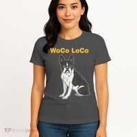 Woco Loco Boston Terrier Dog Women's T-Shirt thumb 4