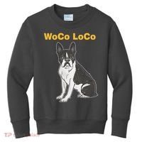 Woco Loco Boston Terrier Dog Kids Sweatshirt thumb 0