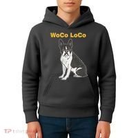 Woco Loco Boston Terrier Dog Kids Hoodie thumb 4