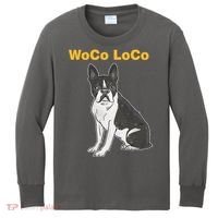 Woco Loco Boston Terrier Dog Kids Long Sleeve Shirt thumb 0