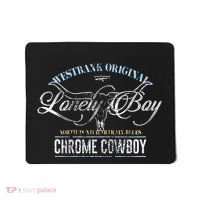 Westbank Lonely Boy North Pontchartrain Blues Chrome Cowboy Mousepad thumb 0