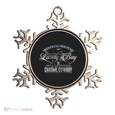 Westbank Lonely Boy North Pontchartrain Blues Chrome Cowboy Ornament