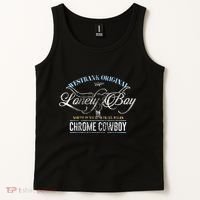Westbank Lonely Boy North Pontchartrain Blues Chrome Cowboy Tank Top thumb 2