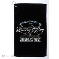 Westbank Lonely Boy North Pontchartrain Blues Chrome Cowboy Golf Towel thumb 0