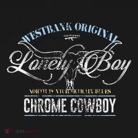 Westbank Lonely Boy North Pontchartrain Blues Chrome Cowboy Kids Sweatshirt thumb 2