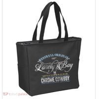 Westbank Lonely Boy North Pontchartrain Blues Chrome Cowboy Tote Bag thumb 2