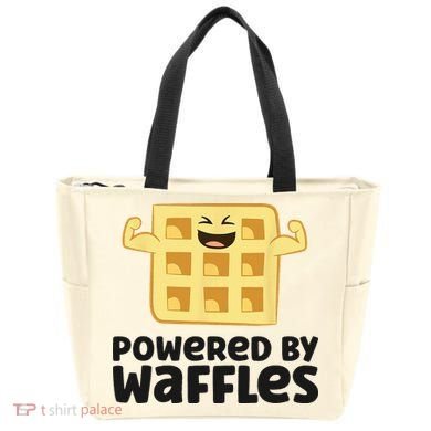 Waffle Lover Breakfast Waffles Powered By Waffles Tote Bag
