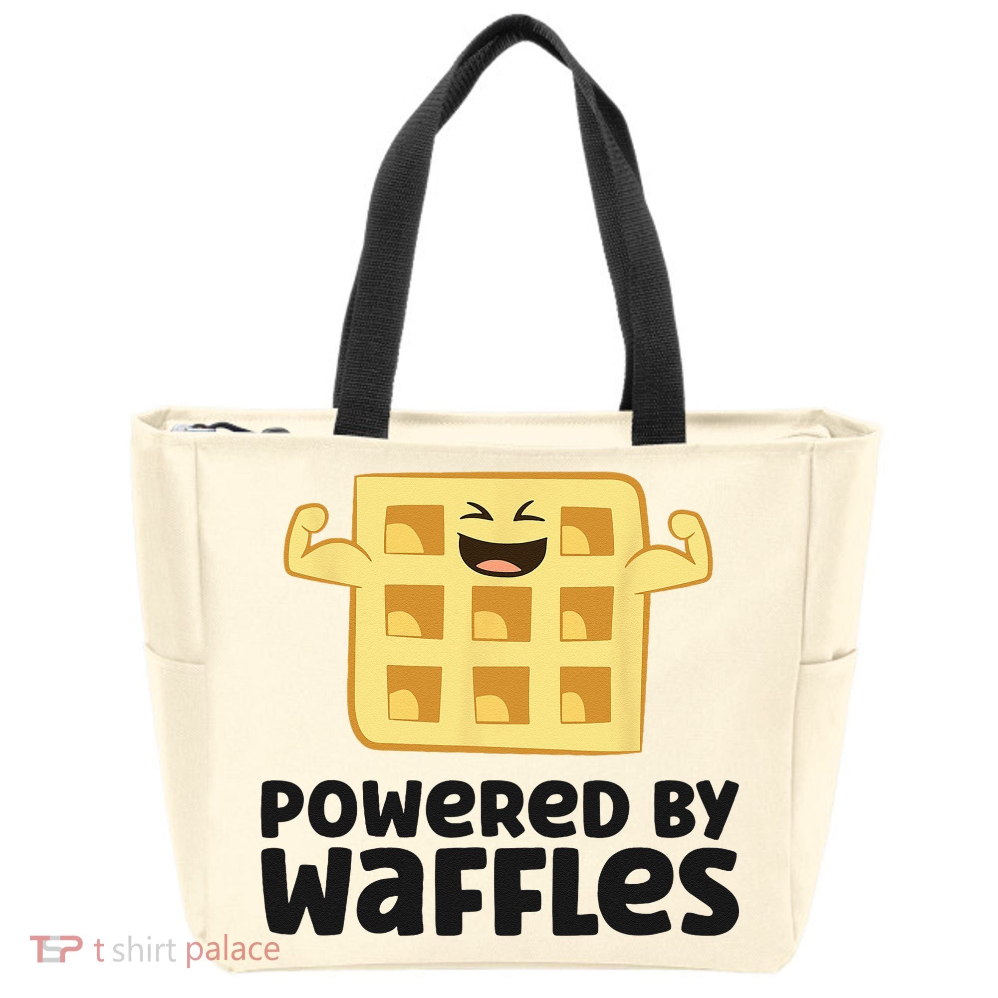Waffle Lover Breakfast Waffles Powered By Waffles Tote Bag