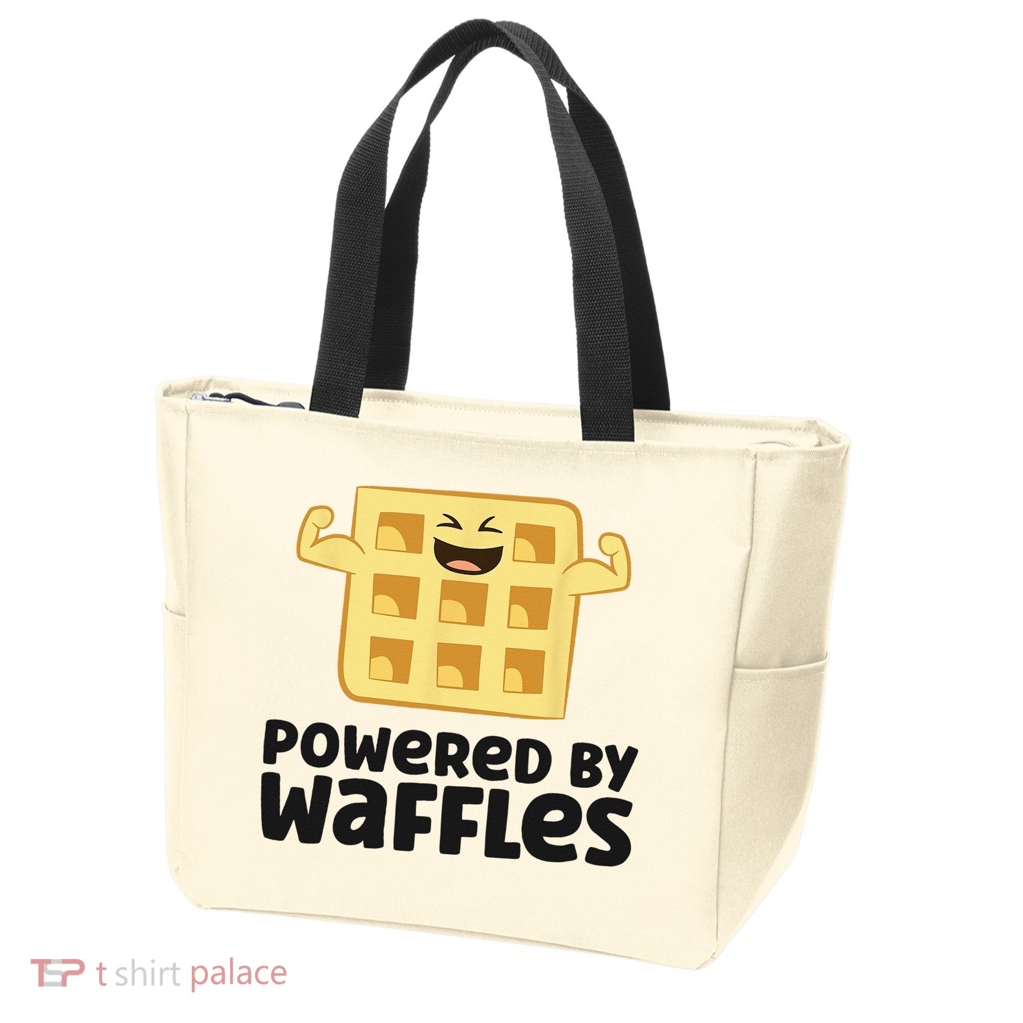 Waffle Lover Breakfast Waffles Powered By Waffles Tote Bag