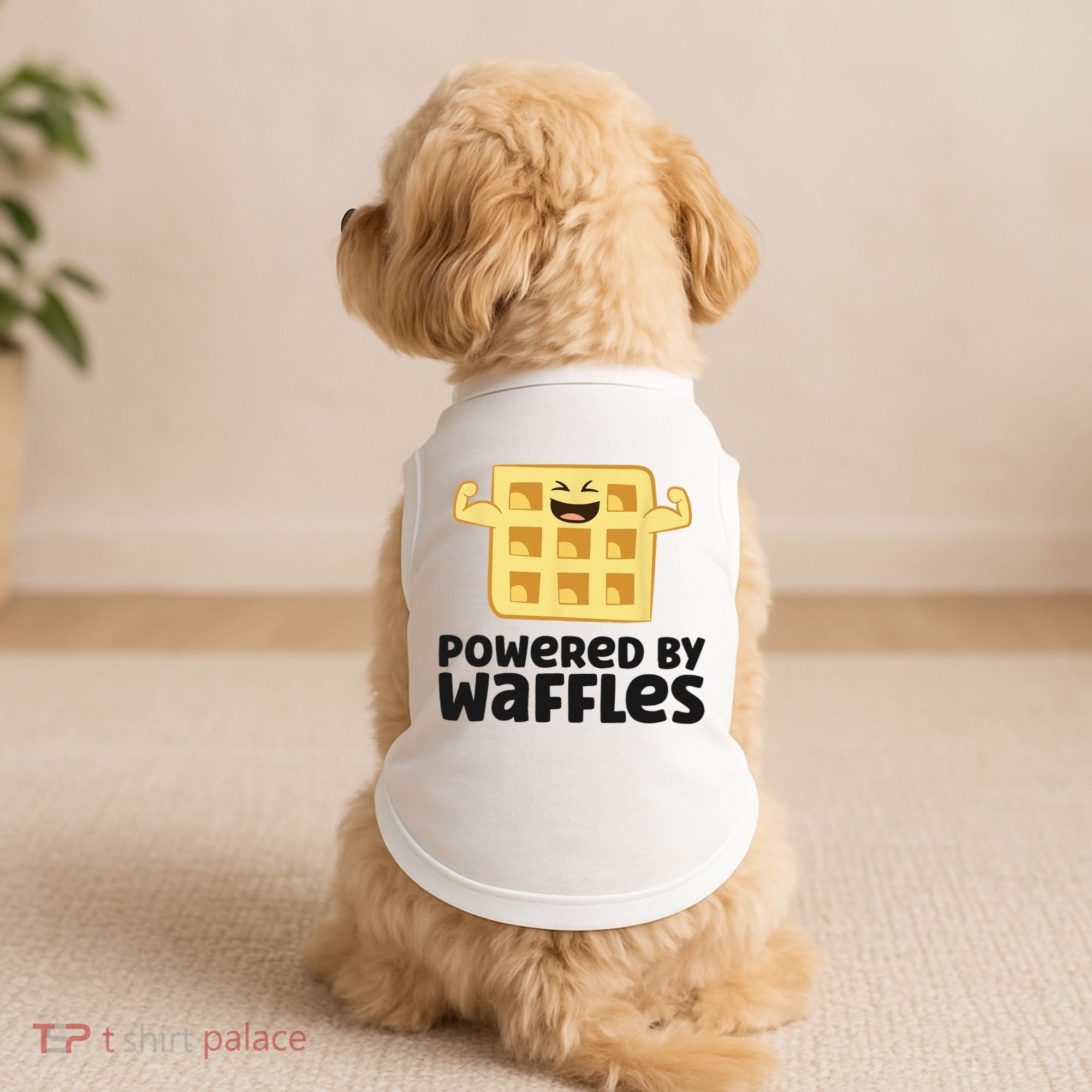 Waffle Lover Breakfast Waffles Powered By Waffles Doggie Tank