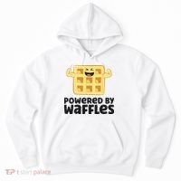 Waffle Lover Breakfast Waffles Powered By Waffles Hoodie thumb 0