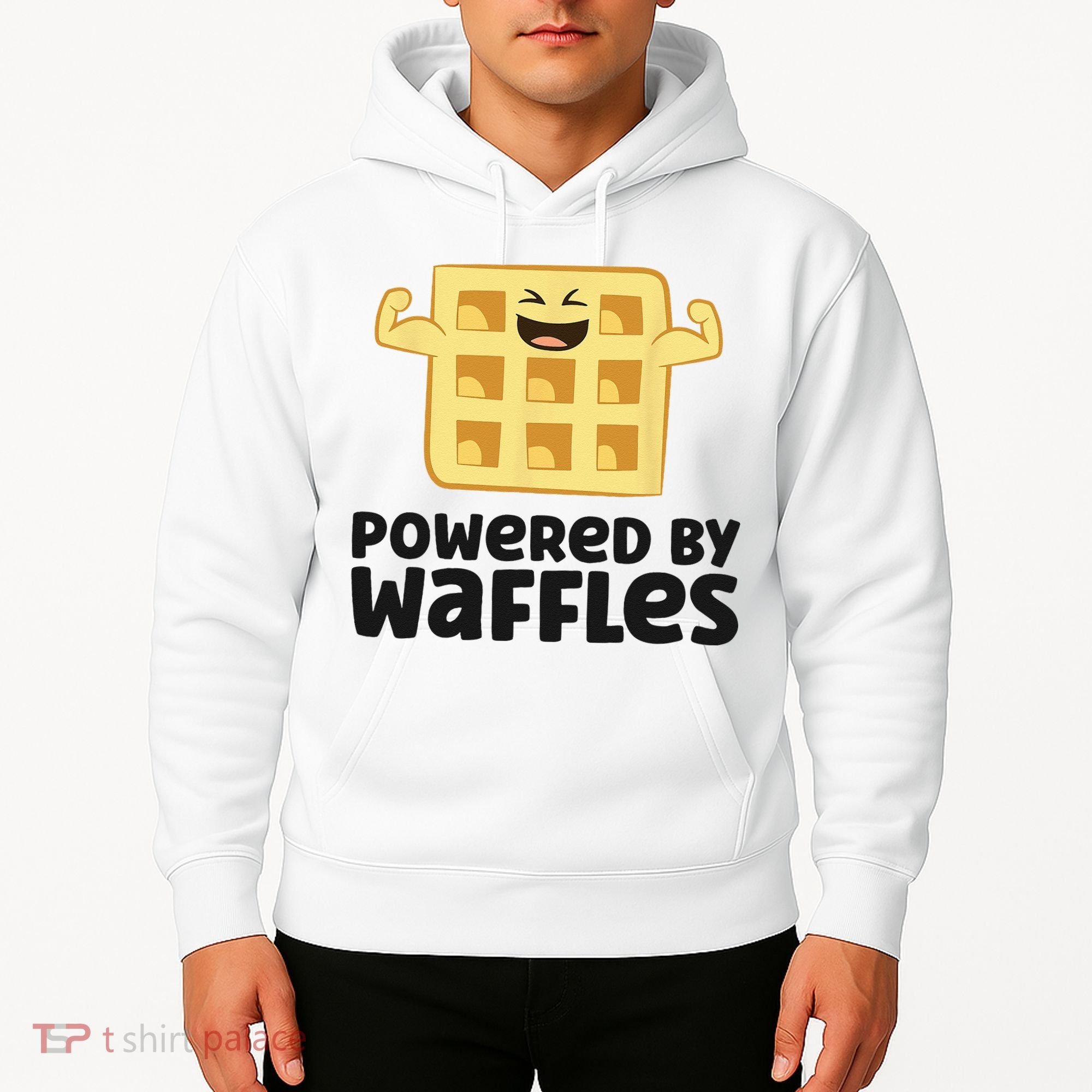 Waffle Lover Breakfast Waffles Powered By Waffles Hoodie