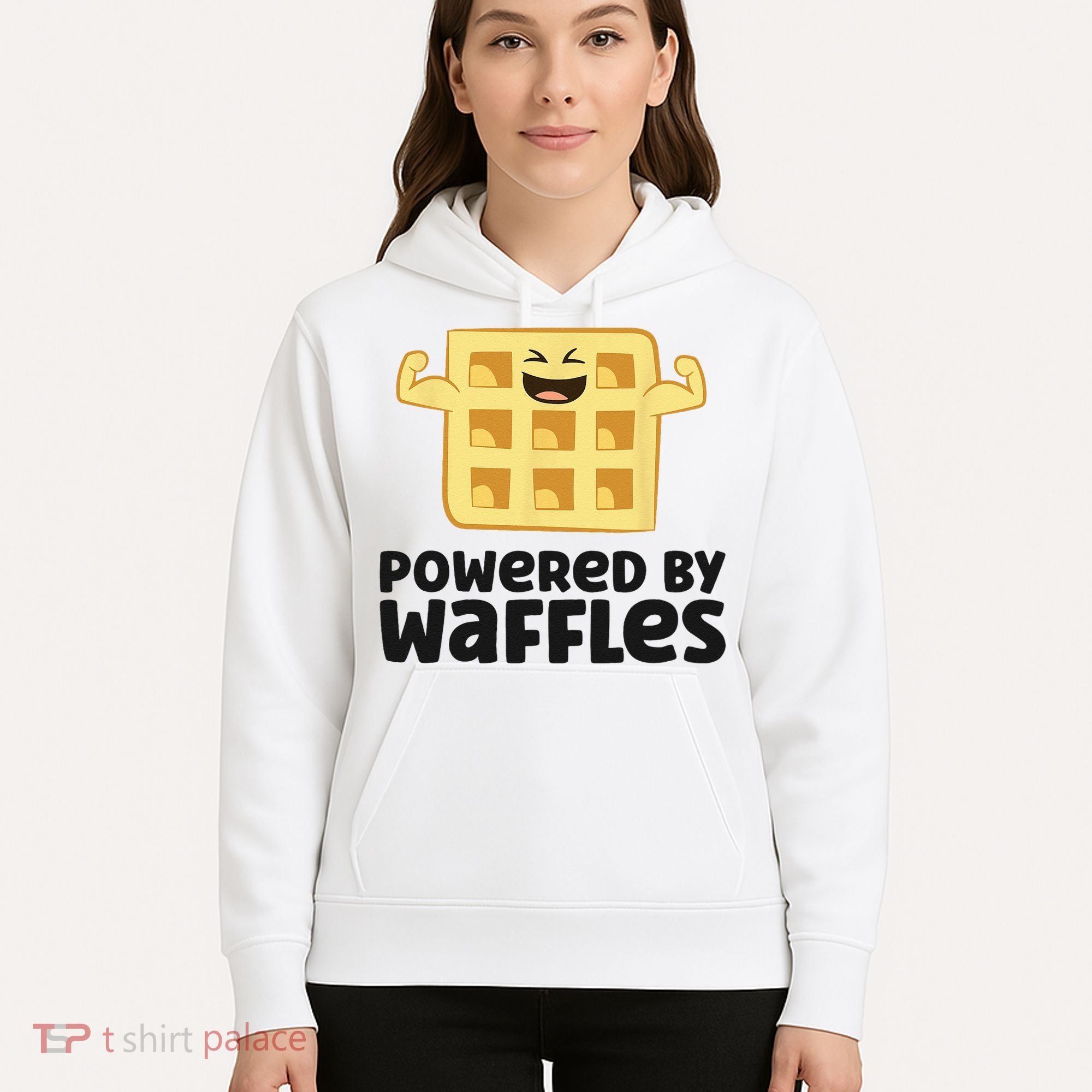 Waffle Lover Breakfast Waffles Powered By Waffles Hoodie