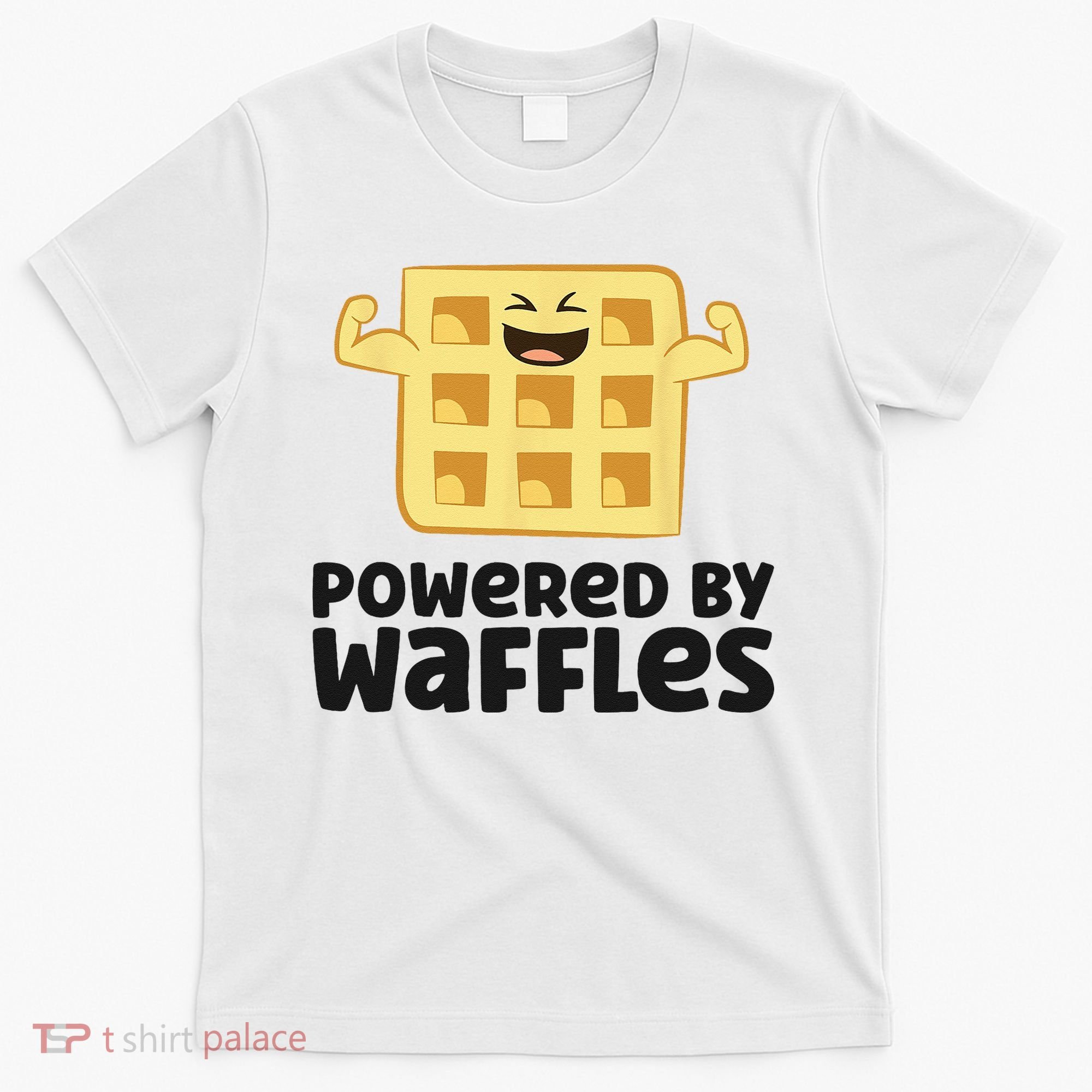 Waffle Lover Breakfast Waffles Powered By Waffles T-Shirt