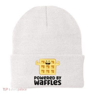 Waffle Lover Breakfast Waffles Powered By Waffles Beanie