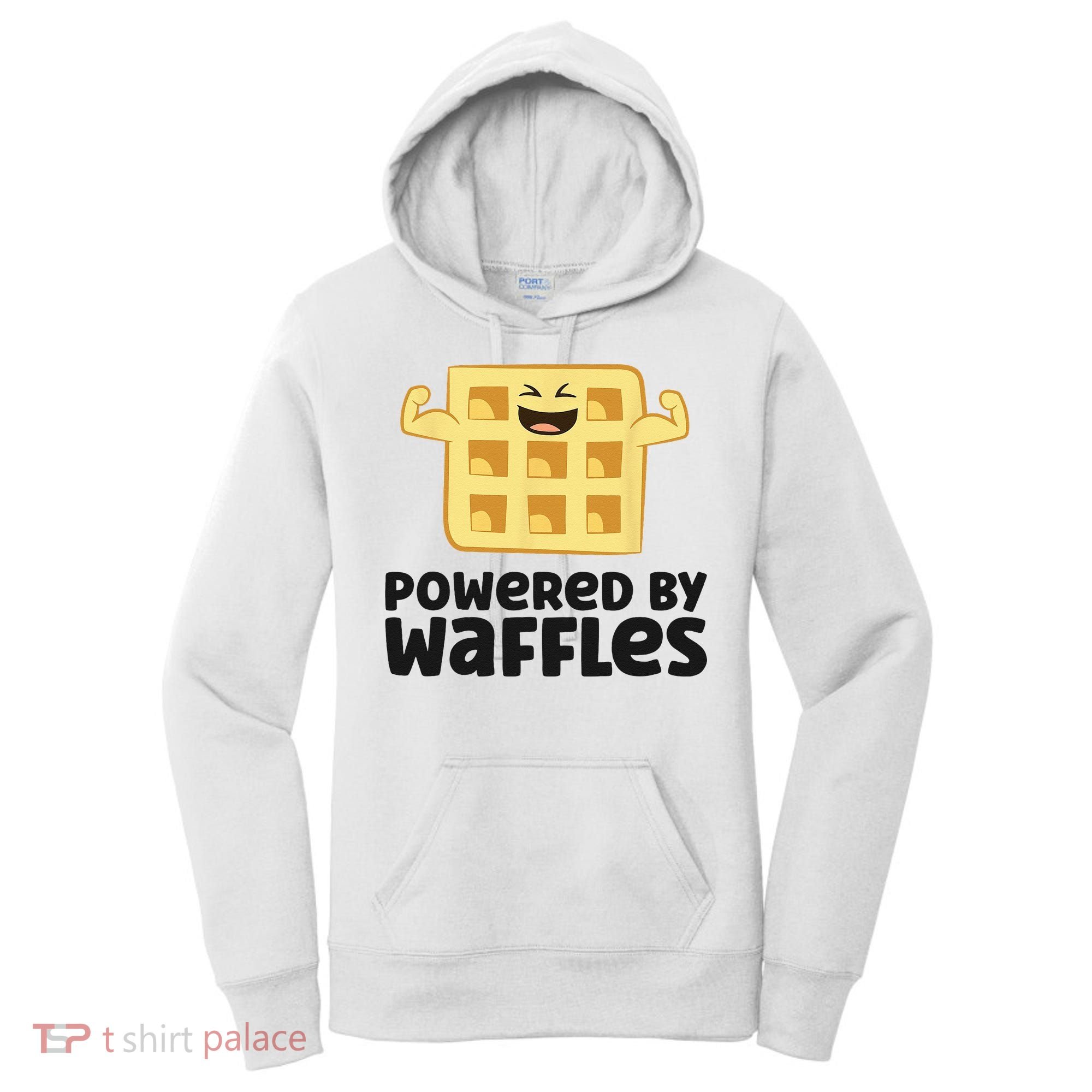 Waffle Lover Breakfast Waffles Powered By Waffles Women's Hoodie
