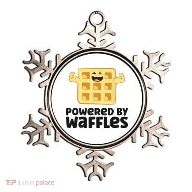 Waffle Lover Breakfast Waffles Powered By Waffles Ornament