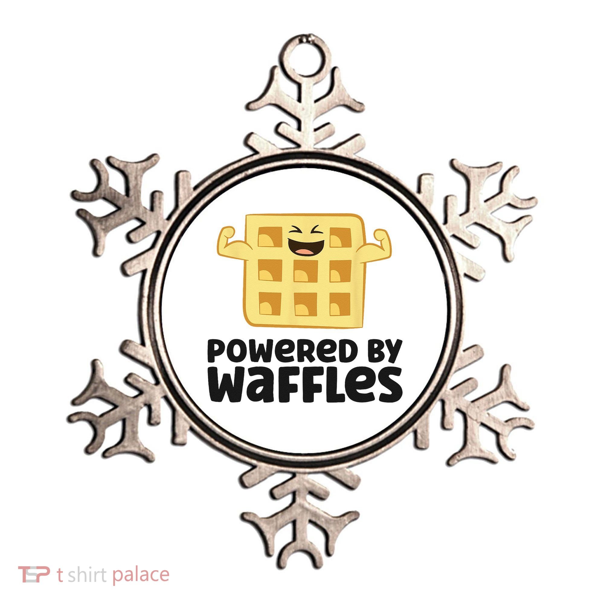 Waffle Lover Breakfast Waffles Powered By Waffles Ornament