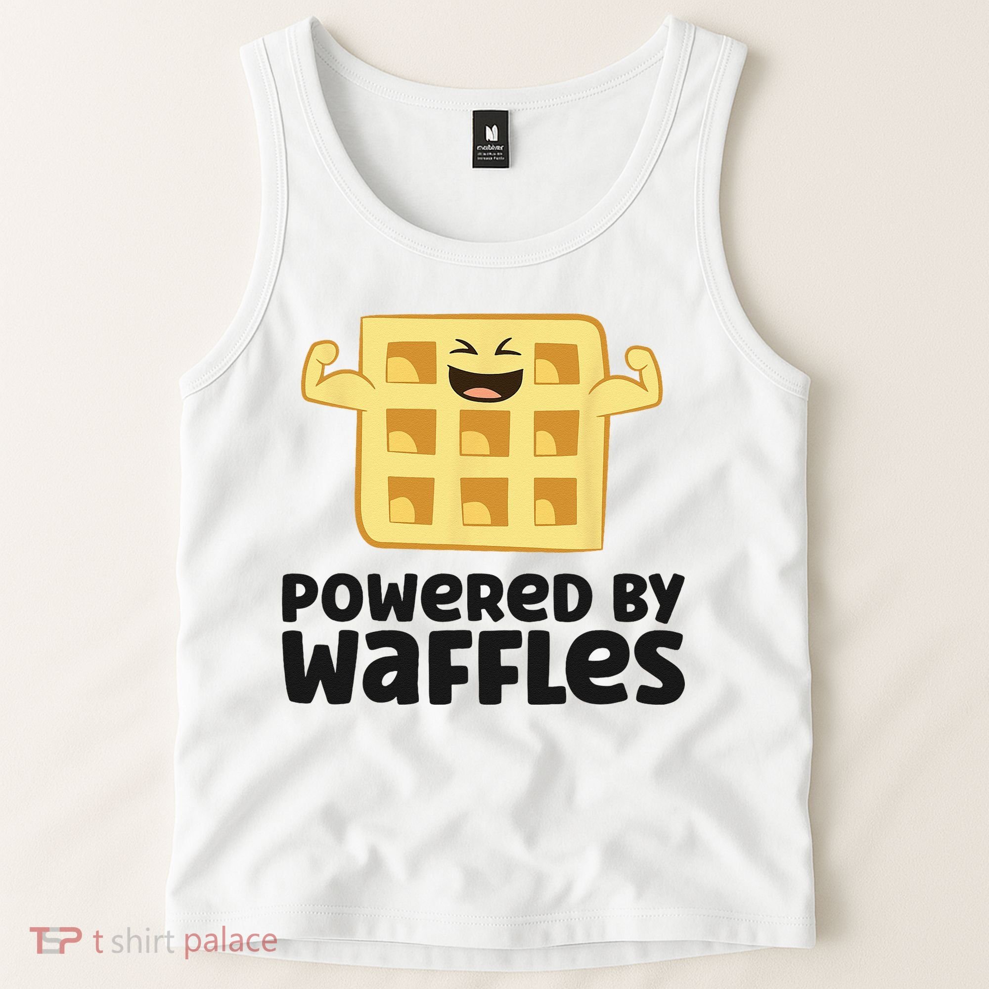 Waffle Lover Breakfast Waffles Powered By Waffles Tank Top