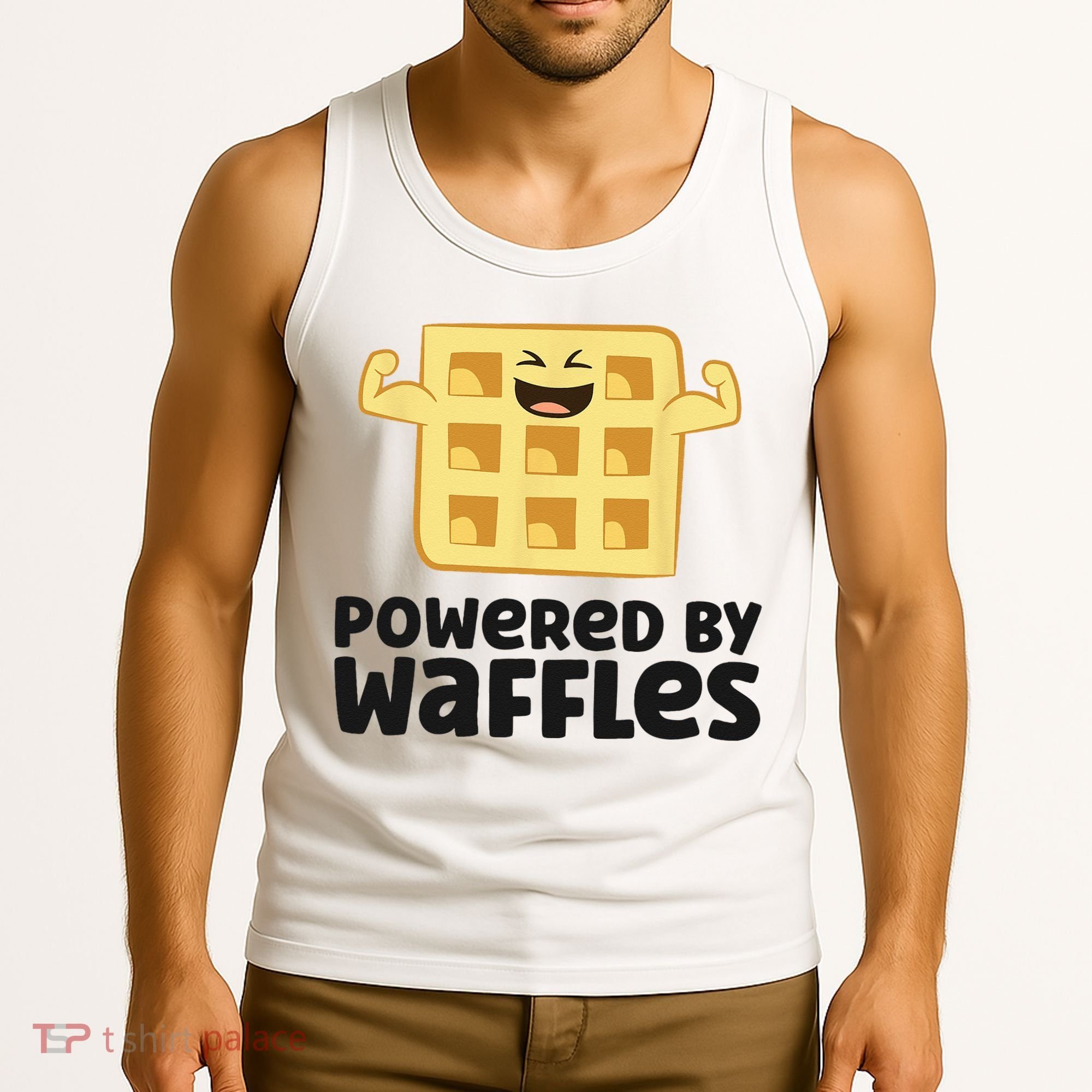 Waffle Lover Breakfast Waffles Powered By Waffles Tank Top