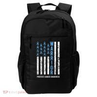 Warrior Light Blue Ribbon Prostate Cancer Awareness Backpack thumb 0
