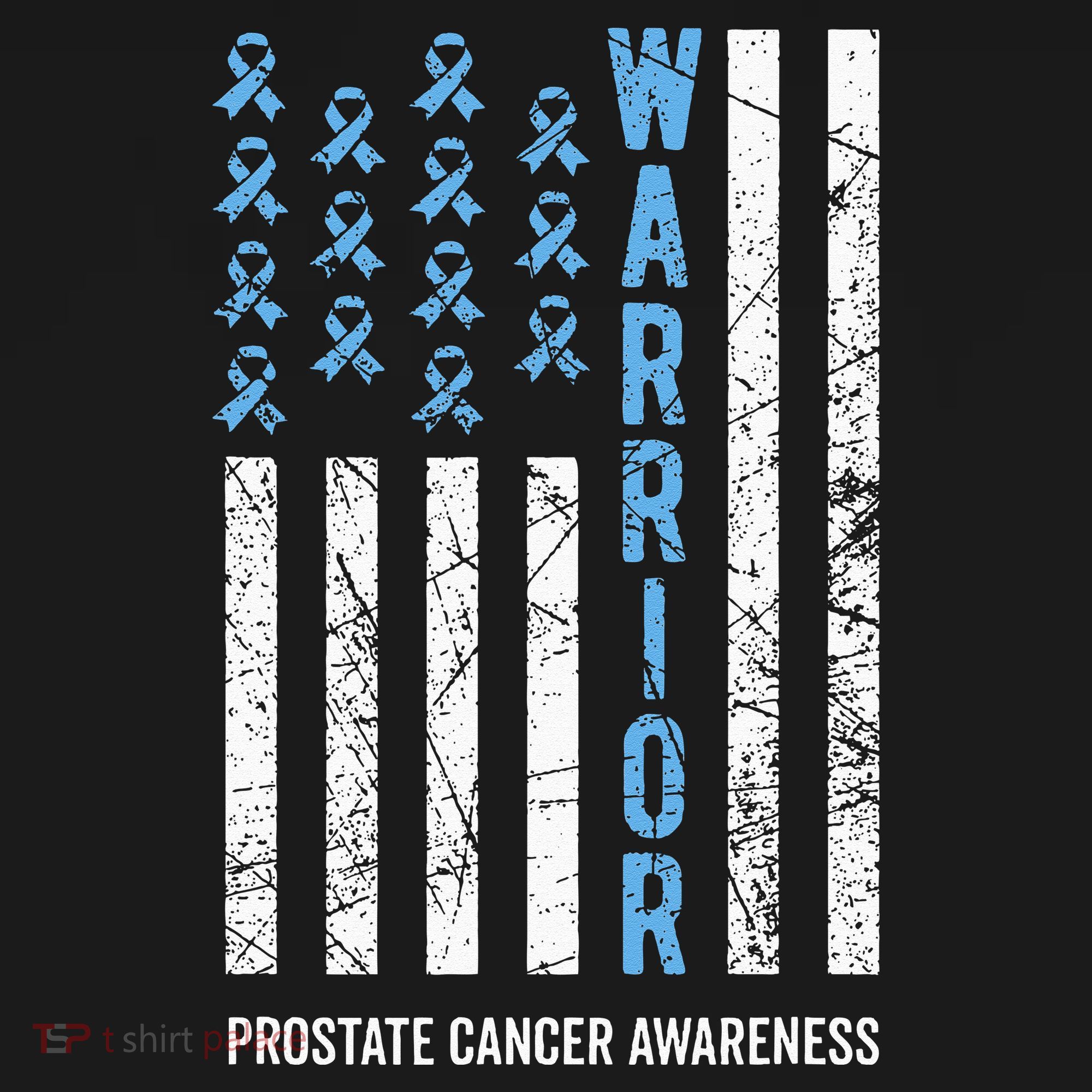 Warrior Light Blue Ribbon Prostate Cancer Awareness Women's Hoodie