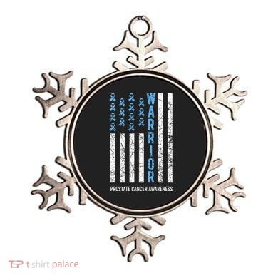 Warrior Light Blue Ribbon Prostate Cancer Awareness Ornament