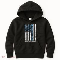 Warrior Light Blue Ribbon Prostate Cancer Awareness Kids Hoodie thumb 0