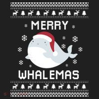 Whale Lover Christmas Ugly Xmas Whale Sweater Whale Gift Great Gift Hat thumb 2