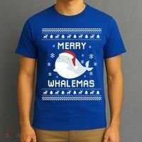 Whale Lover Christmas Ugly Xmas Whale Sweater Whale Gift Great Gift T-Shirt thumb 3