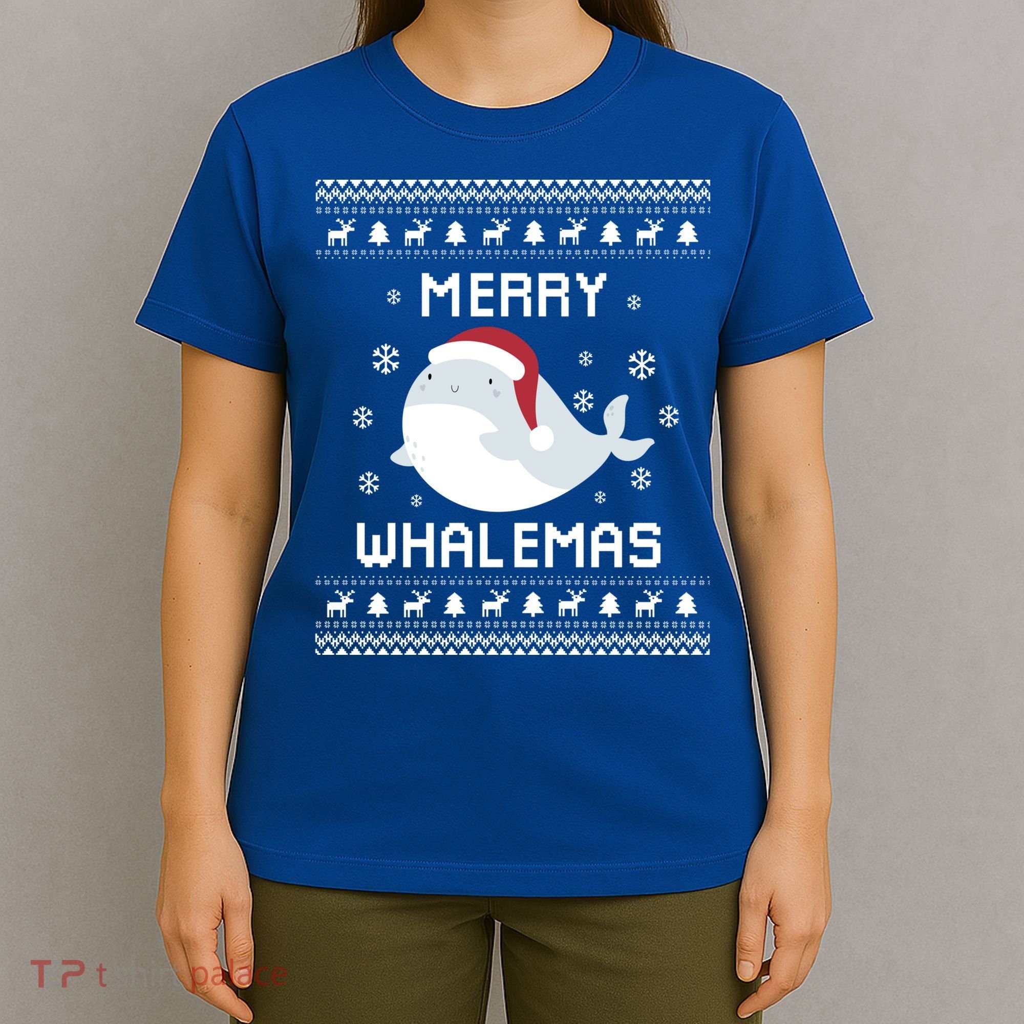 Whale Lover Christmas Ugly Xmas Whale Sweater Whale Gift Great Gift T-Shirt