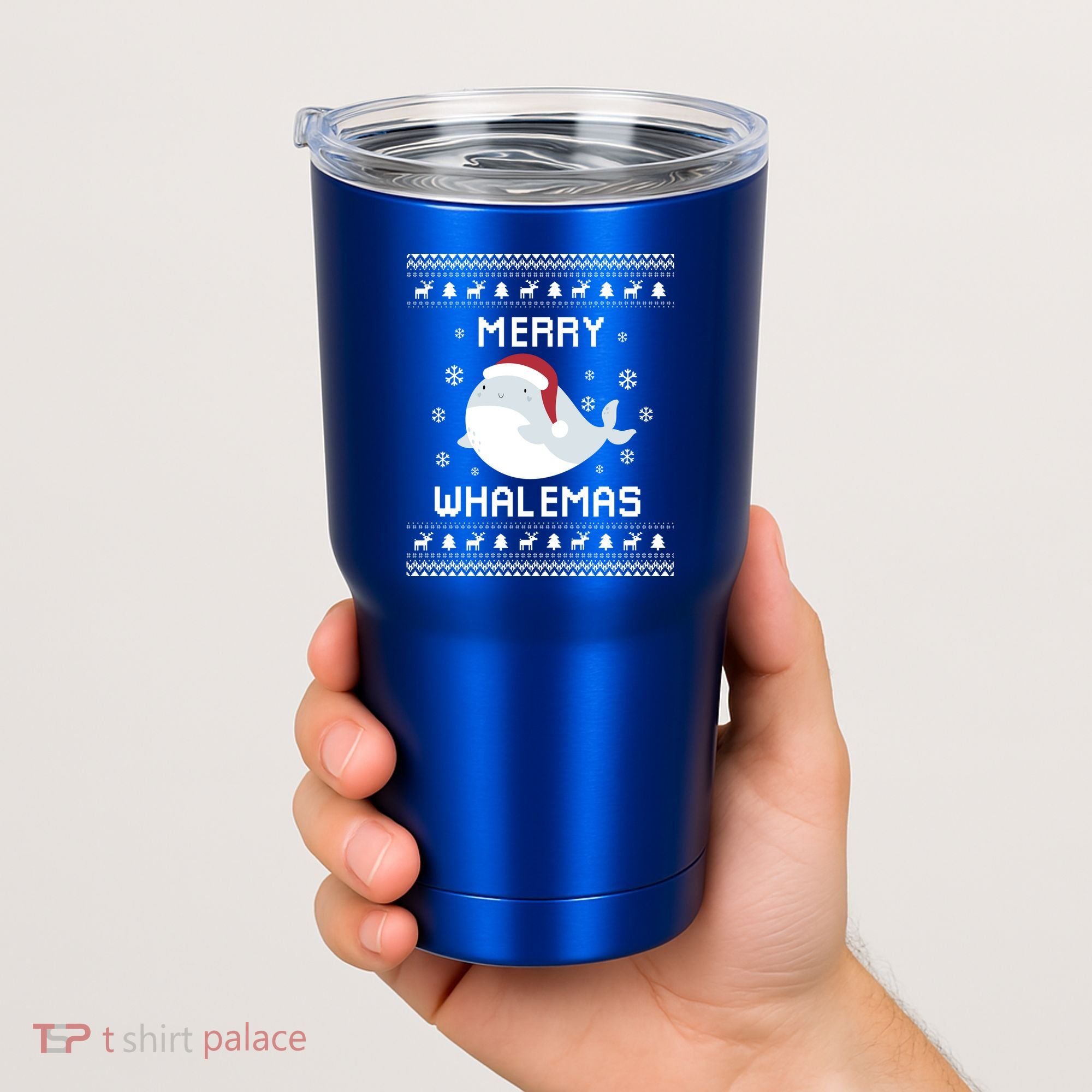 Whale Lover Christmas Ugly Xmas Whale Sweater Whale Gift Great Gift Tumbler
