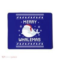 Whale Lover Christmas Ugly Xmas Whale Sweater Whale Gift Great Gift Mousepad thumb 0