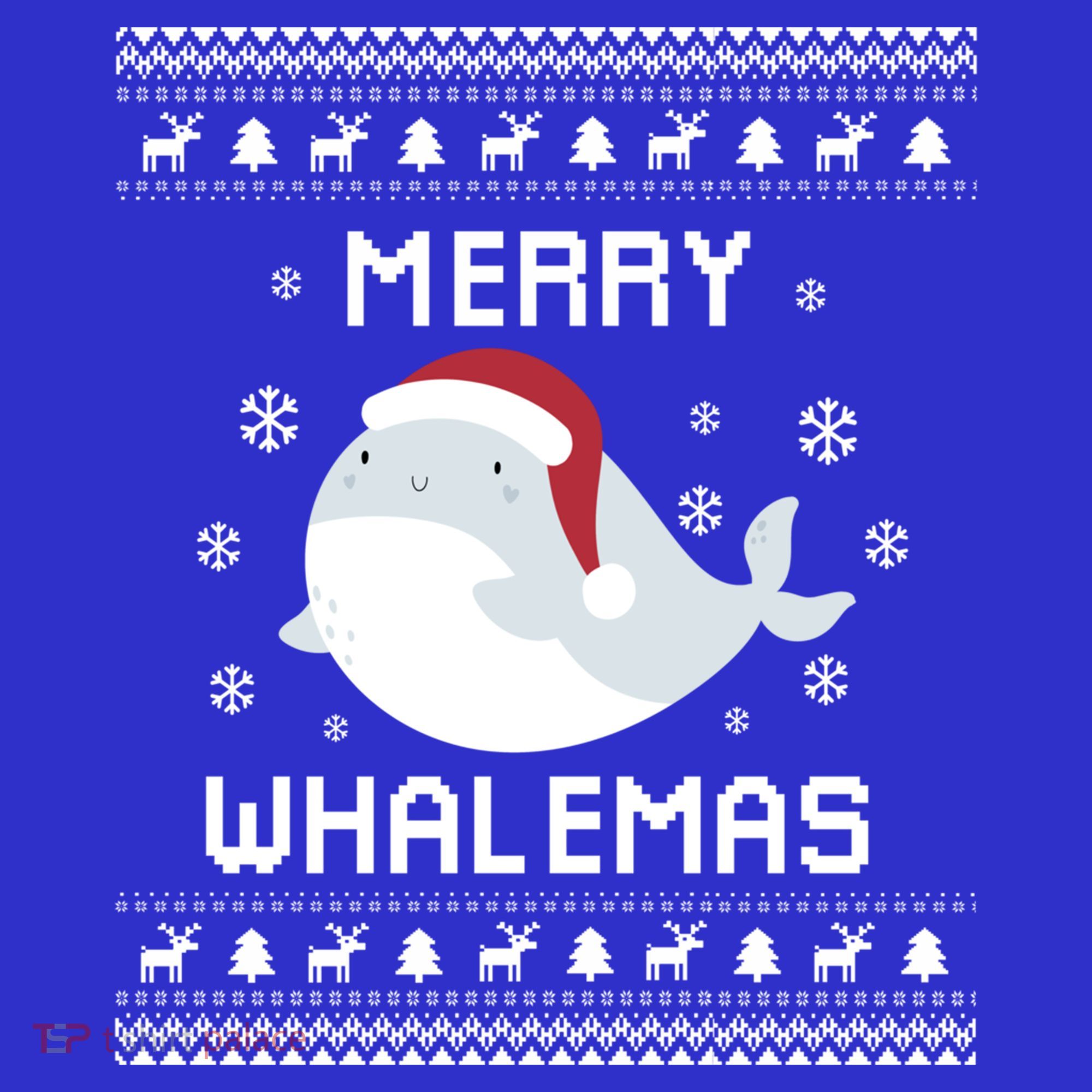 Whale Lover Christmas Ugly Xmas Whale Sweater Whale Gift Great Gift Women's Tank Top