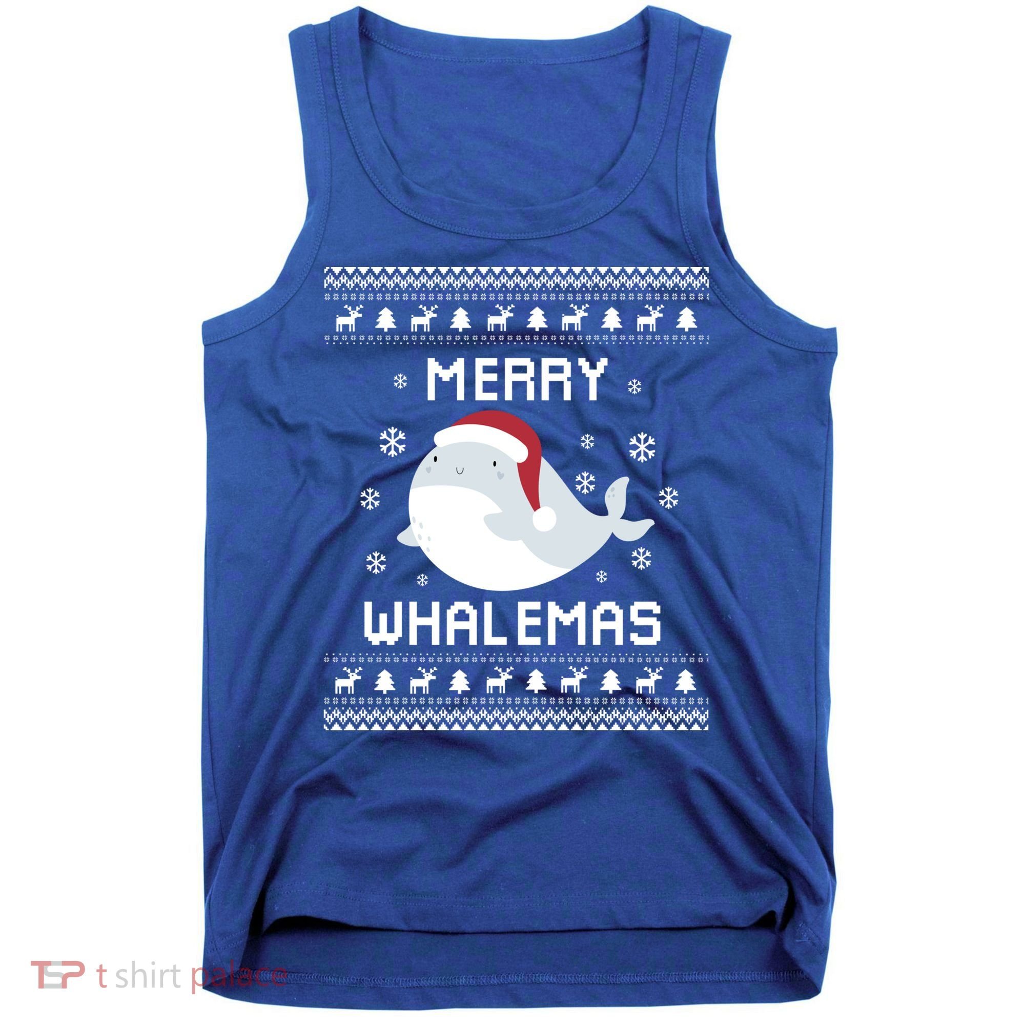 Whale Lover Christmas Ugly Xmas Whale Sweater Whale Gift Great Gift Tank Top