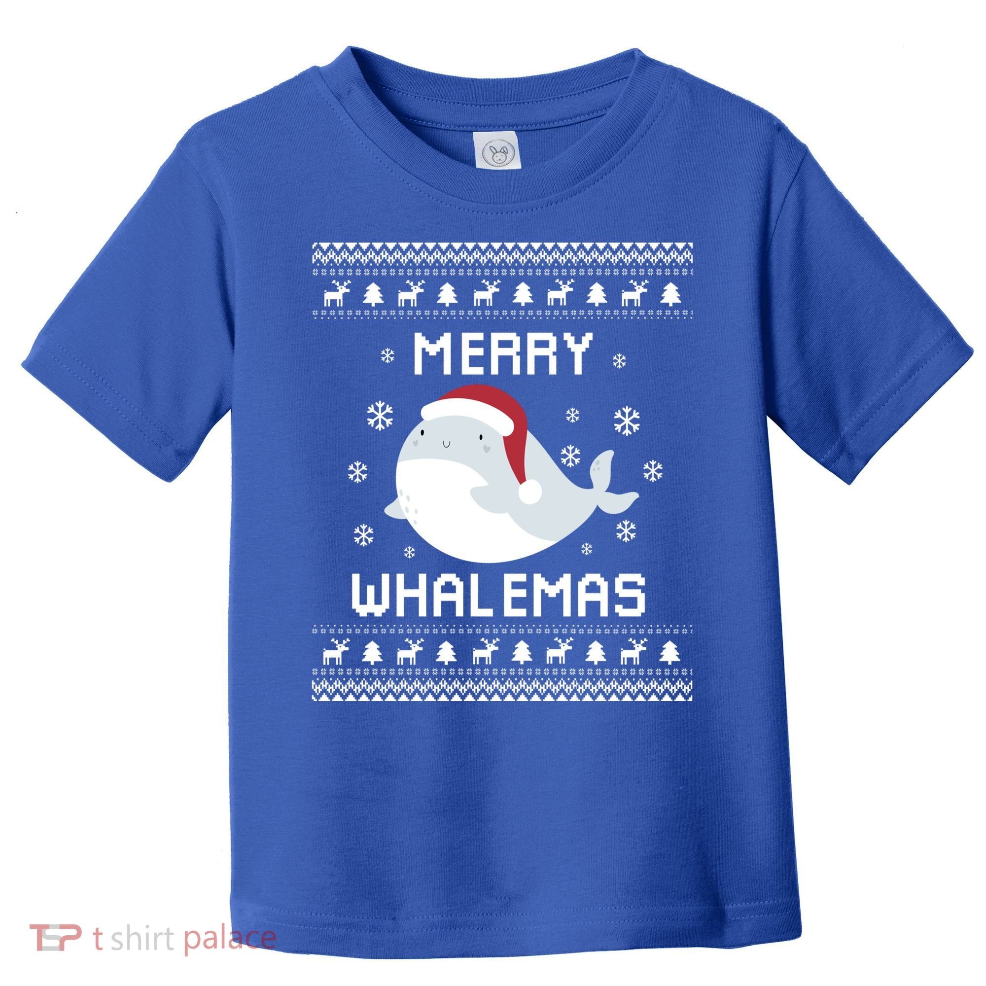 Whale Lover Christmas Ugly Xmas Whale Sweater Whale Gift Great Gift Toddler T-Shirt