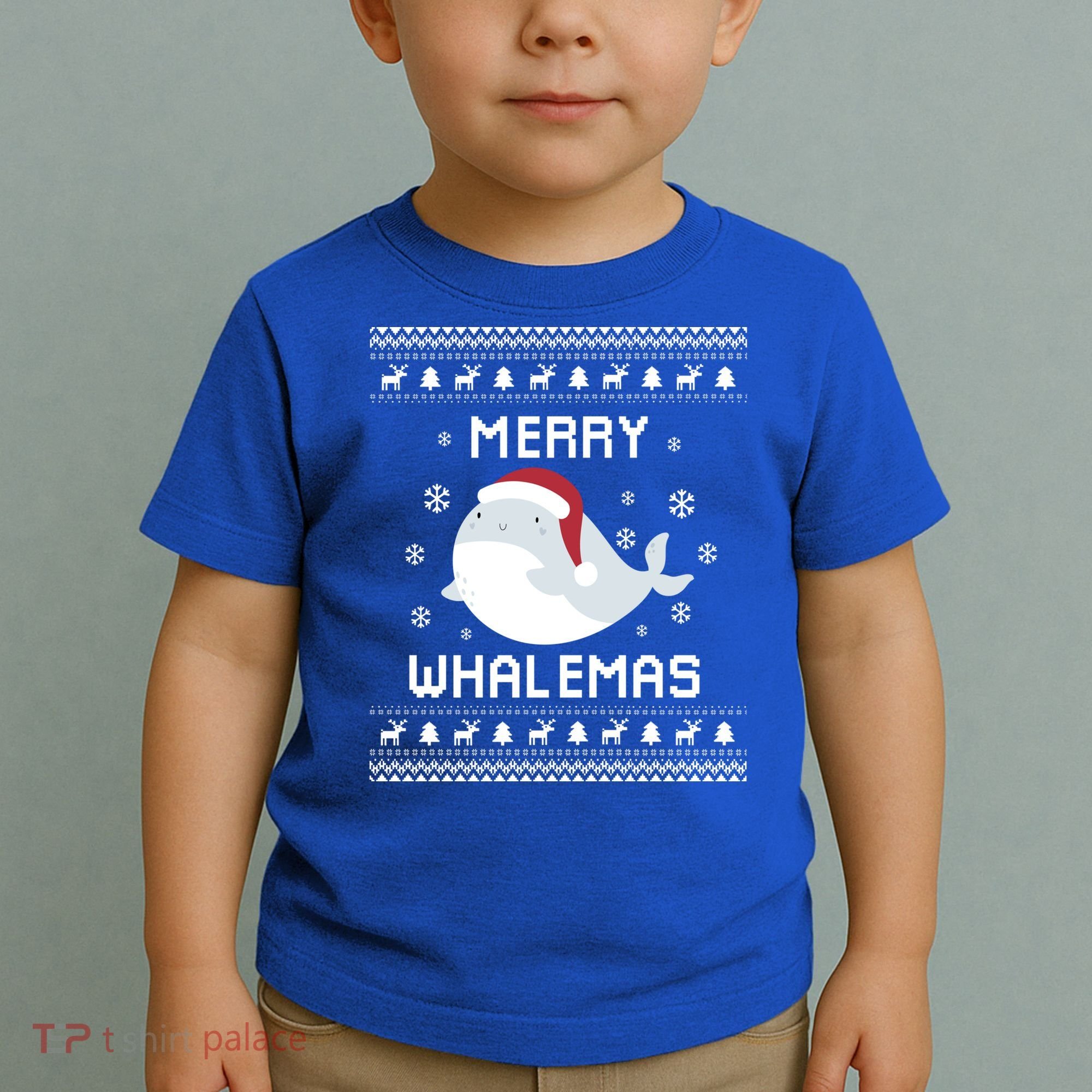 Whale Lover Christmas Ugly Xmas Whale Sweater Whale Gift Great Gift Toddler T-Shirt