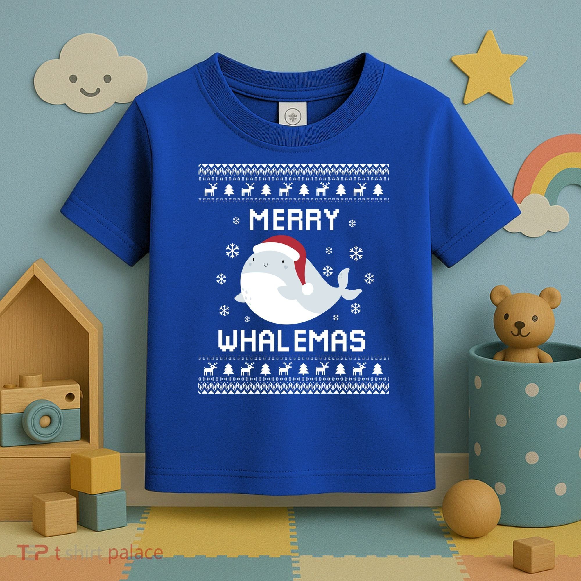 Whale Lover Christmas Ugly Xmas Whale Sweater Whale Gift Great Gift Toddler T-Shirt