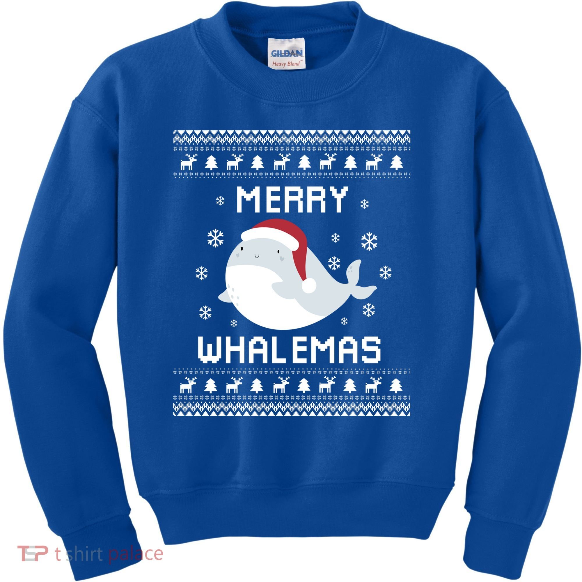 Whale Lover Christmas Ugly Xmas Whale Sweater Whale Gift Great Gift Kids Sweatshirt