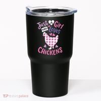 Who Loves Chickens Chicken Hen Love Cute Tumbler thumb 0
