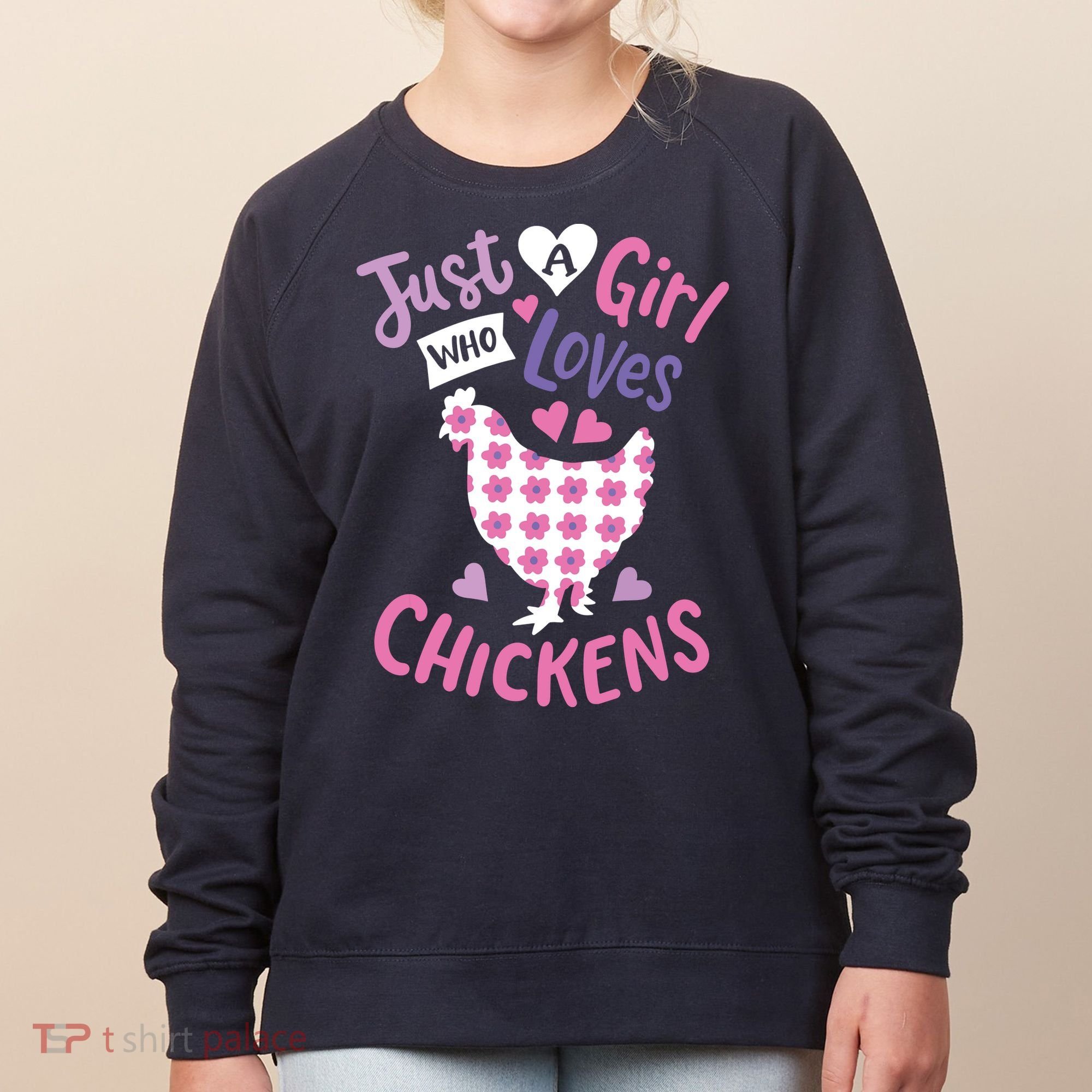 Who Loves Chickens Chicken Hen Love Cute Women's Sweatshirt