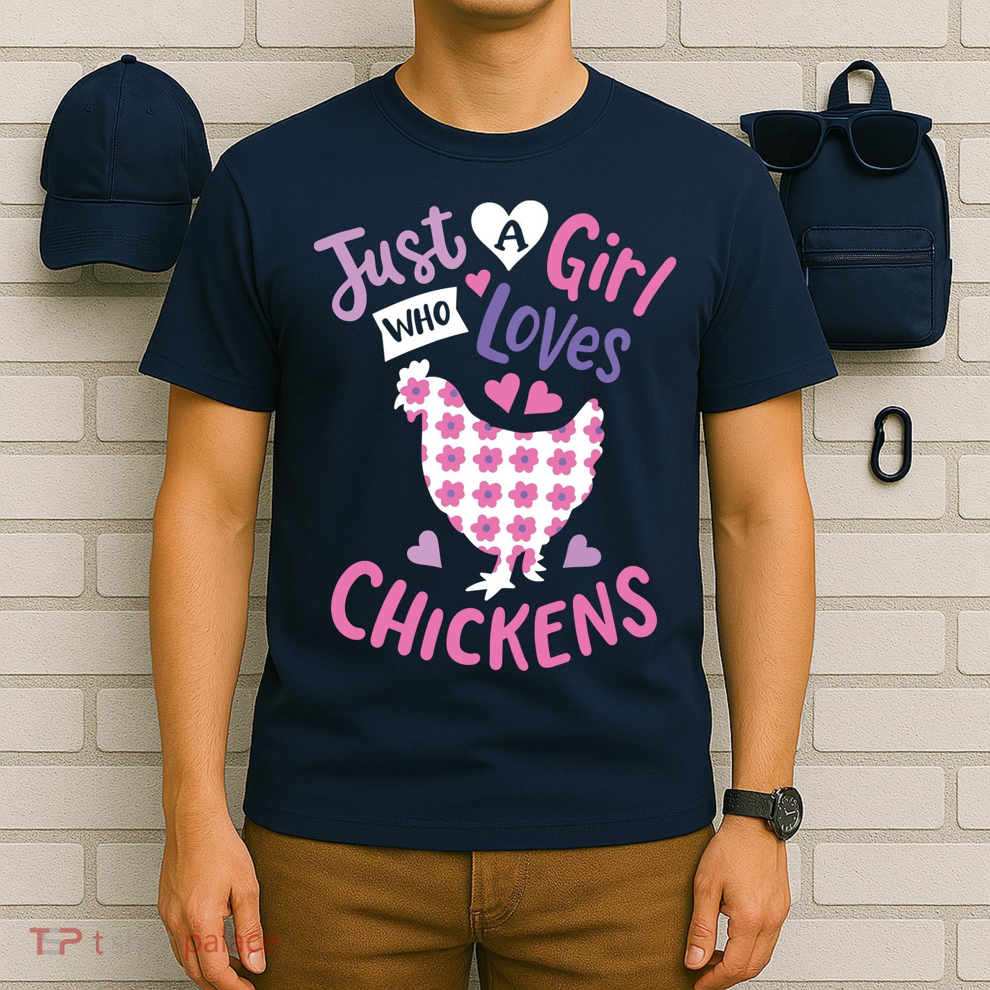 Who Loves Chickens Chicken Hen Love Cute T-Shirt