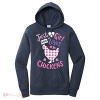 Who Loves Chickens Chicken Hen Love Cute Women's Hoodie thumb 0