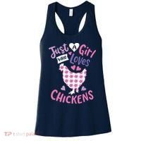 Who Loves Chickens Chicken Hen Love Cute Women's Tank Top thumb 0