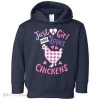 Who Loves Chickens Chicken Hen Love Cute Toddler Hoodie thumb 0