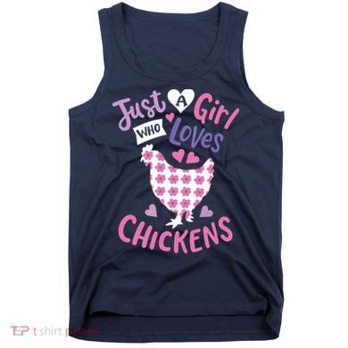 Who Loves Chickens Chicken Hen Love Cute Tank Top