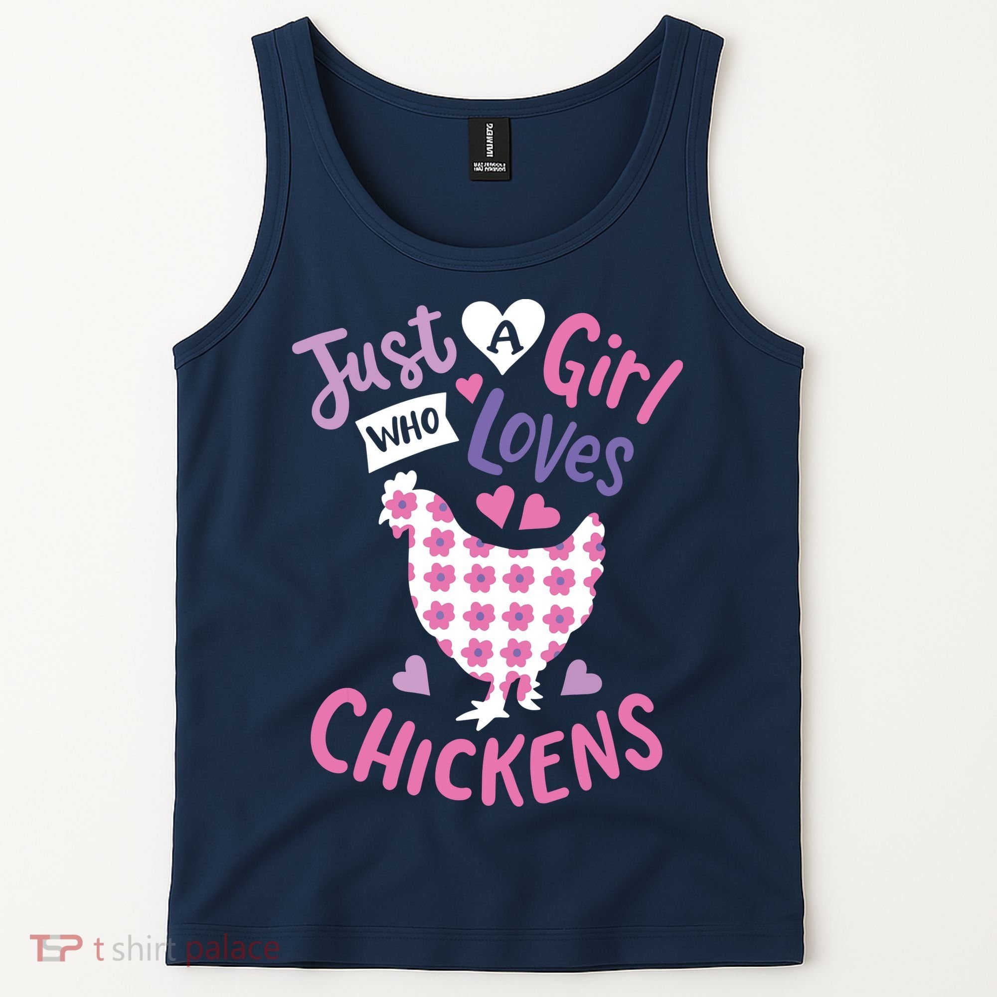 Who Loves Chickens Chicken Hen Love Cute Tank Top