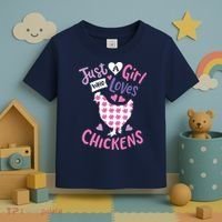 Who Loves Chickens Chicken Hen Love Cute Toddler T-Shirt thumb 3